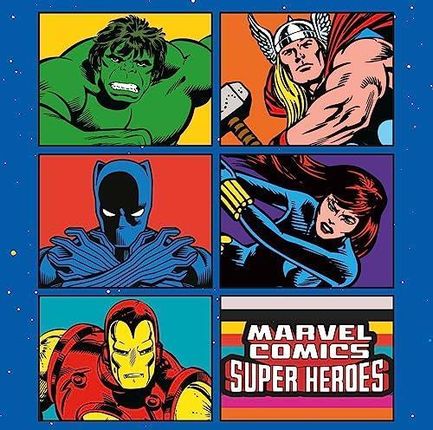 Marvel Comics Calendar 2024 - Month to a View Planner 30cm x 30cm, Marvel Gifts for Men and Women, Marvel Gifts for Boys and Girls, Kids Calendar - Of