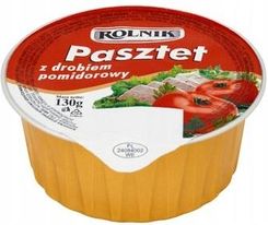 Zdjęcie Rolnik Pasztet Z Drobiem Pomidorowy 130g - Dobczyce