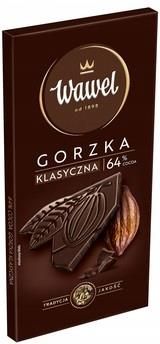 Wawel Czekolada Premium Gorzka 64% Cocoa 90g