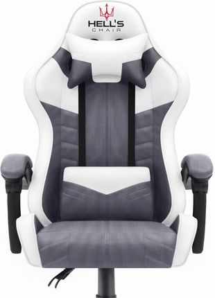 Hell's Chair HC-1004 Biało-szary