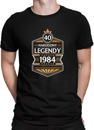 40 lat - Narodziny Legendy 1984 - męska koszulka na prezent