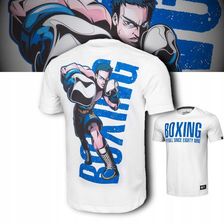 Zdjęcie Pitbull T-shirt Koszulka Męska Nadruk Boxing Champions 190g White Biała XXL - Wolbrom