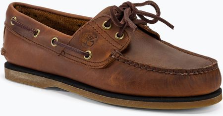 Buty żeglarskie męskie Timberland Classic Boat Shoe medium brown full grain | WYSYŁKA W 24H | 30 DNI NA ZWROT