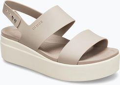 Zdjęcie Sandały damskie Crocs Brooklyn Low Wedge mushroom/stucco | WYSYŁKA W 24H | 30 DNI NA ZWROT - Ząbki