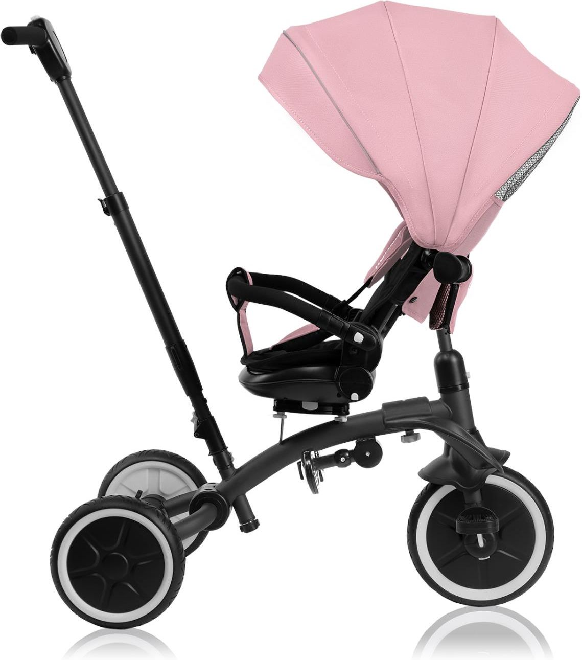 фото Дитячий триколісний велосипед Lionelo Tris Plus Pink Rose (LO-TRIS PLUS PINK ROSE)