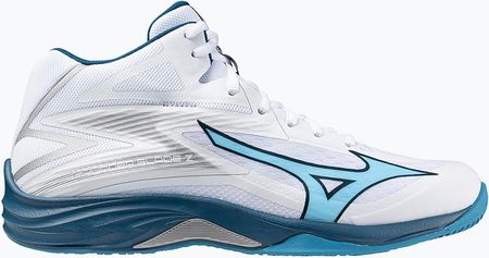 Buty Do Siatkówki Męskie Mizuno Thunder Blade Z Mid White/Sailor Blue/Silver