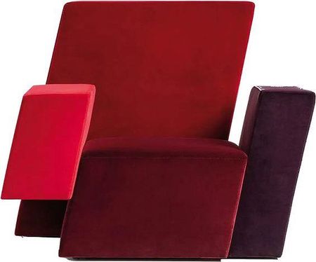 Driade Fotel Italic Czerwony 158137