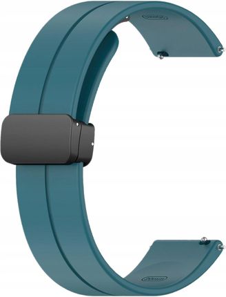 Kbr Games Petrol Silikonowy Magnetyczny Pasek Opaska 20Mm Do Samsung Galaxy Watch