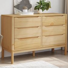 vidaXL Komoda Floro Woskowy Brz Lite Drewno Sosnowe 374011