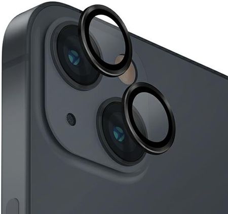 Uniq Optix Aluminium Camera Lens Protector Iphone 14 6 1" Plus 7" Midnight Black Szkło Na Obiektyw Aparatu Z Aplikatorem