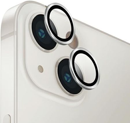 Uniq Optix Aluminium Camera Lens Protector Iphone 14 6 1" Plus 7" Sterling Silver Szkło Na Obiektyw Aparatu Z Aplikatorem