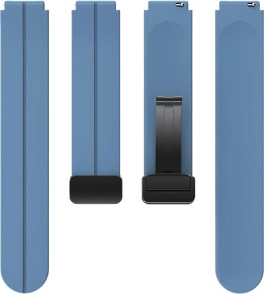 Kbr Games Niebieski Silikonowy Magnetyczny Pasek Opaska 22Mm Do Samsung Galaxy Gear