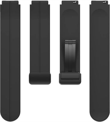 Kbr Games Czarny Silikonowy Magnetyczny Pasek Opaska 22Mm Do Samsung Galaxy Gear