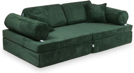 Mimii Sofa Do Zabawy Montessori Comfort Sztruks Zielony 8973