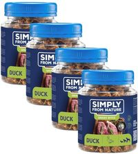 Simply From Nature Smart Bites Trenerki Z Kaczki Dla Psów 4x130g