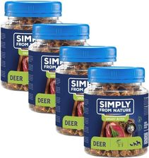 Simply From Nature Smart Bites Trenerki Z Jelenia Dla Psów 4x130g