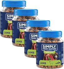 Simply From Nature Smart Bites Trenerki Z Jagnięciny Dla Psów 4x130g