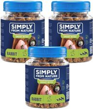 Simply From Nature Smart Bites Trenerki Z Królika Dla Psów 3x130g