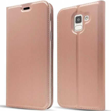 Amazon Etui Z Klapką Samsung Galaxy J6 5 60" Case Ekoskóry Rose Gold Sm J600F