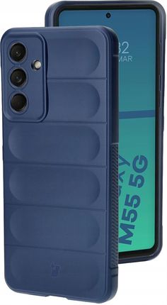 Bizon Pancerne Etui Case Tur Do Galaxy M55 5G Granatowe