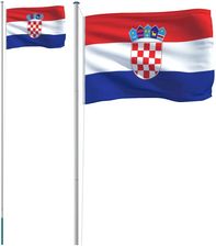 Zakito Zestaw Flagi Chorwacji Z Masztem Segmentowym - 6,23M