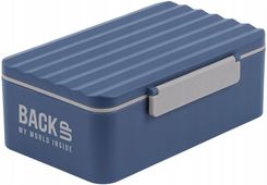 Zdjęcie Derform Śniadaniówka Lunch Box Ruchoma Przegródka Backup C58 Granatowa - Gąbin
