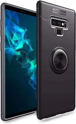 Amazon Etui Do Samsung Galaxy Note 9 Czarne Silikonowe Wzmocnione Ring Uchwyt