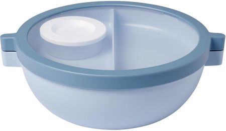 Mepal Vita Nordic Blue 1,5L Lunch Box Śniadaniówka Dwukomorowa Z Pojemnikiem Na Sos (105830015700)