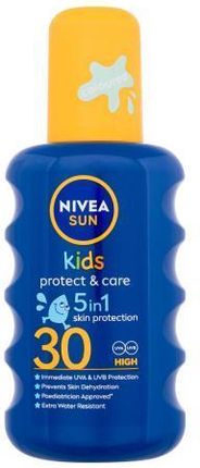 Nivea Sun Kids Protect & Care Sun Spray 5 in 1 SPF30 spray do opalania 5w1 200 ml