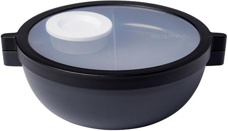 Mepal Vita Nordic Black 1,5L Lunch Box Śniadaniówka Dwukomorowa Z Pojemnikiem Na Sos (105830041100)