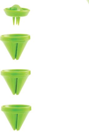 Mastrad Deco Veggie 3Szt. Zielone Temperówki Obieraczki Do Julienne (Maf21718)