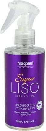 Macpaul Spray Termoochronny Z Przedłużonym Efektem Prostowania Super Liso 200ml