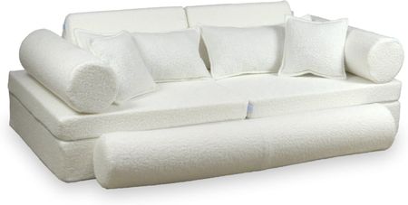 Mimii Sofa Do Zabawy Montessori Premium Boucle Biały 8995