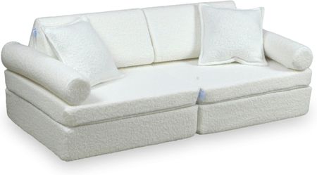 Mimii Mini Sofa Do Zabawy Montessori Comfort Boucle Biały 9027