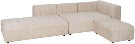 Bigbuy Home Emaga Sofa Beżowy Poliester Żelazo 148x100x66 Cm 1356469
