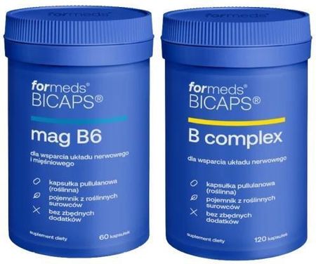 Zestaw BICAPS MAG B6 + BICAPS B COMPLEX, ForMeds