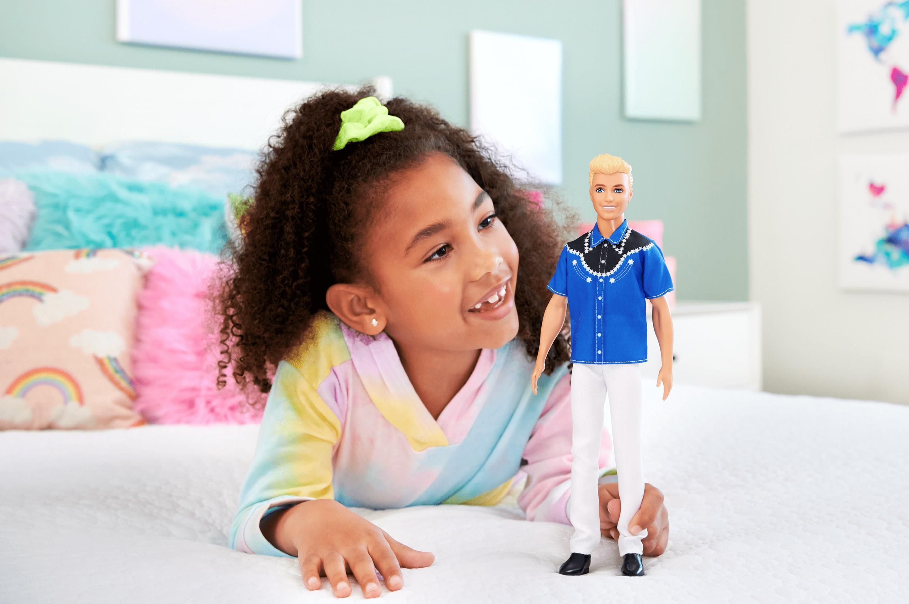 Lalka Barbie Ken Fashionistas #226 Lalka Kowbojska koszula
