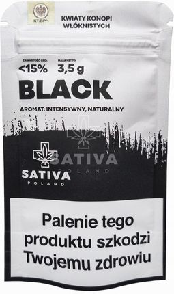 Sativa Poland Cbd Kwiaty Konopi ”Black” 3,5g