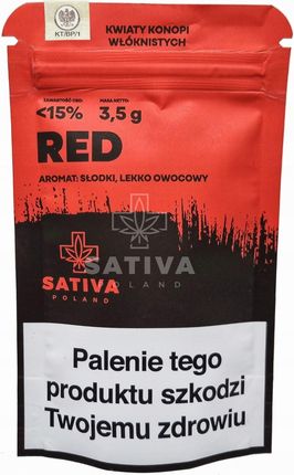 Sativa Poland Cbd Kwiaty Konopi ”Red” 3,5g