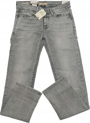 Levi's 712 Slim, jeansy damskie proste, r.27/28, szare