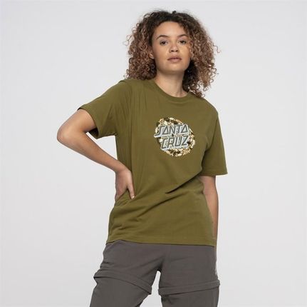 koszulka SANTA CRUZ - Foliage Dot T-Shirt Moss (MOSS) rozmiar: 6