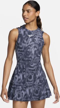 Damska sukienka do tenisa Dri-FIT NikeCourt Slam - Niebieski