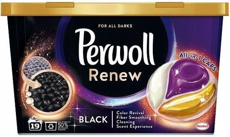 Perwoll Renew All In One Caps Czarne 19 38Prań