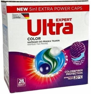 Ultra Kapsułki Do Prania Tkanin Color Expert 5W1 28Szt.