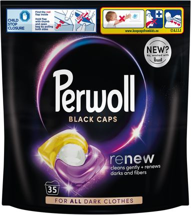 Perwoll Caps Black Kapsułki Do Prania Czerni 35Szt
