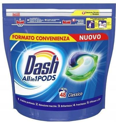 Dash All In 1 Pods Classico Kapsułki 48Szt. 1,2Kg