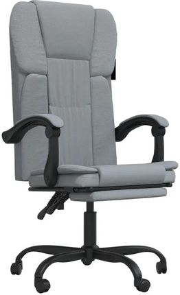 Zakito Fotel Rozkładany, Minimalistyczny Design, Jasnoszary, 63X56X112,5-122cm