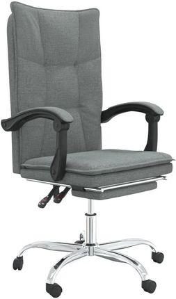 Zakito Fotel Rozkładany Minimalistyczny, Ciemnoszary, 63X56X122cm