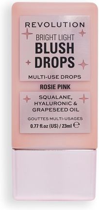 Revolution Bright Light Blush Drops Róż 23ml Pink Rosie