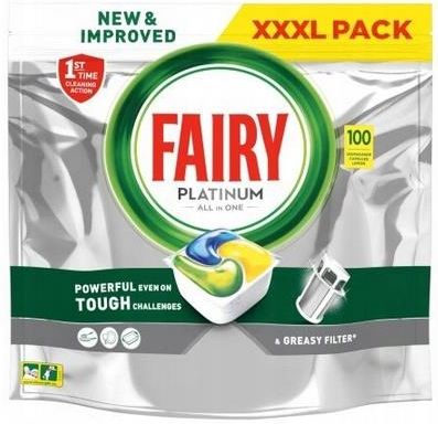 Fairy Platinum Tabletki Kapsułki Do Zmywarki A100 All In One